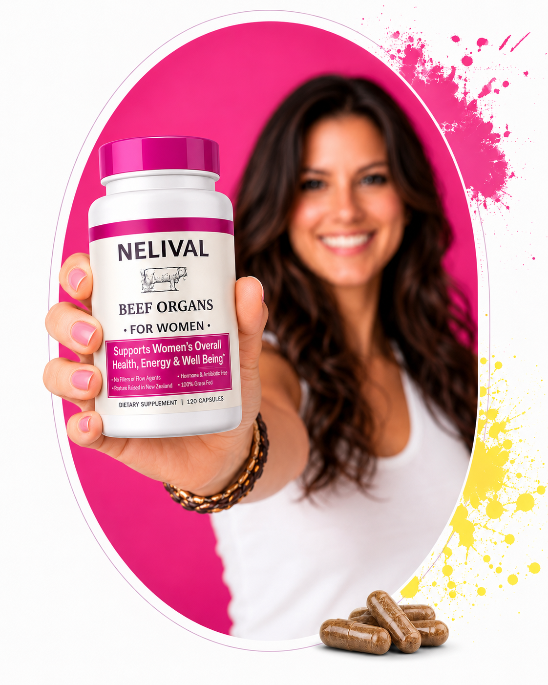 Nelival bottle close up