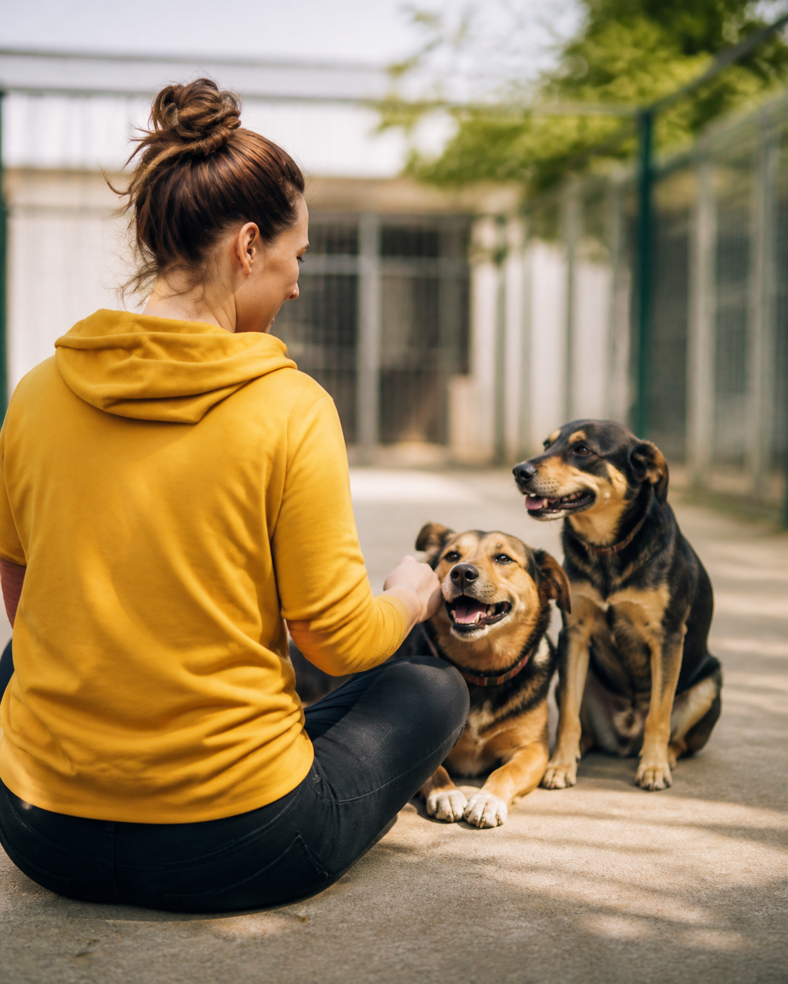 Nelival shelter support for dogs
