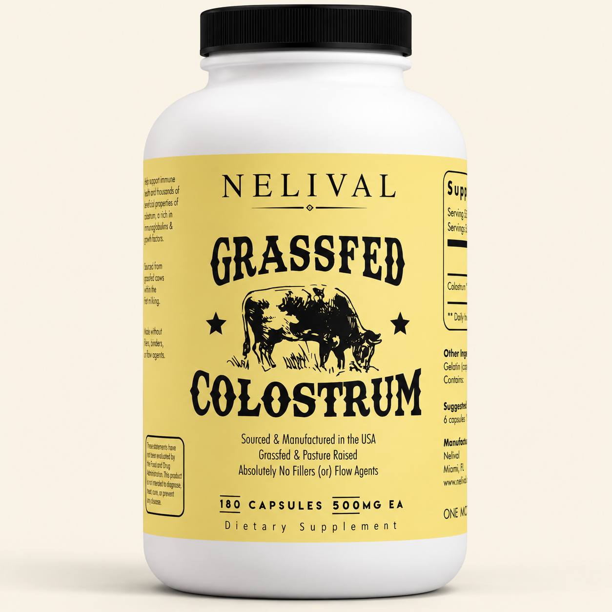 Nelival Grass Fed Beef Colostrum