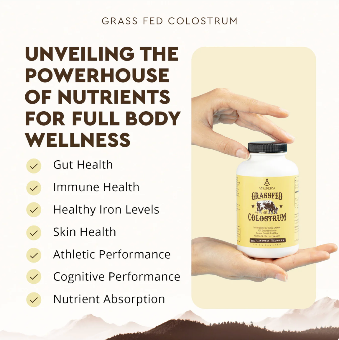 Nelival Grass Fed Beef Colostrum