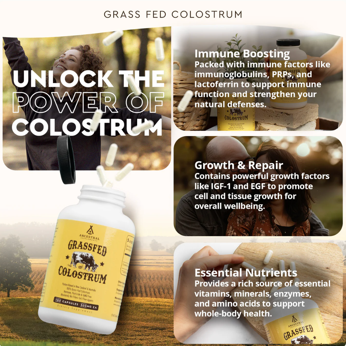 Nelival Grass Fed Beef Colostrum