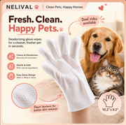 NELIVAL_PET_WIPES_GALLERY_02 Pet glove wipes for dogs and cats thumbnail