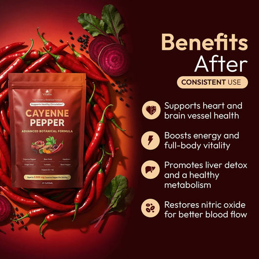 Nelival® Cayenne Pepper Softgels