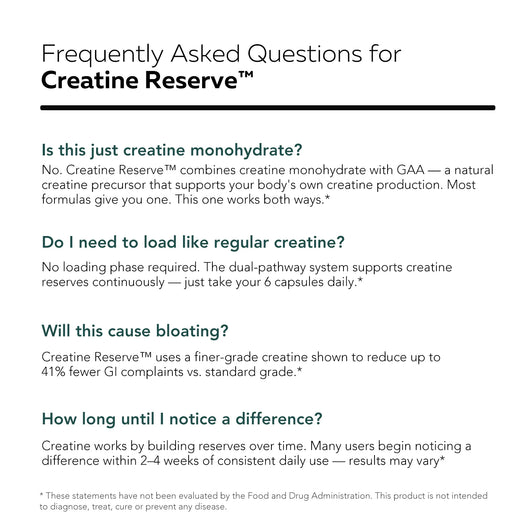 Creatine Reserve™ Dual Pathway Creatine Complex