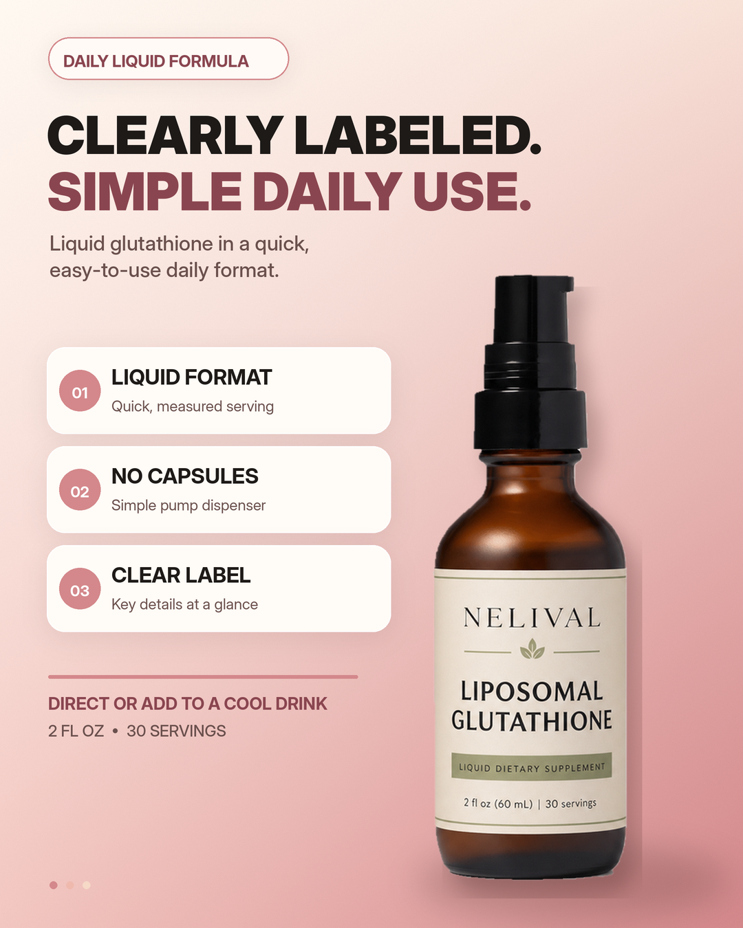 Nelival™ Instant Liposomal Glutathione Spray