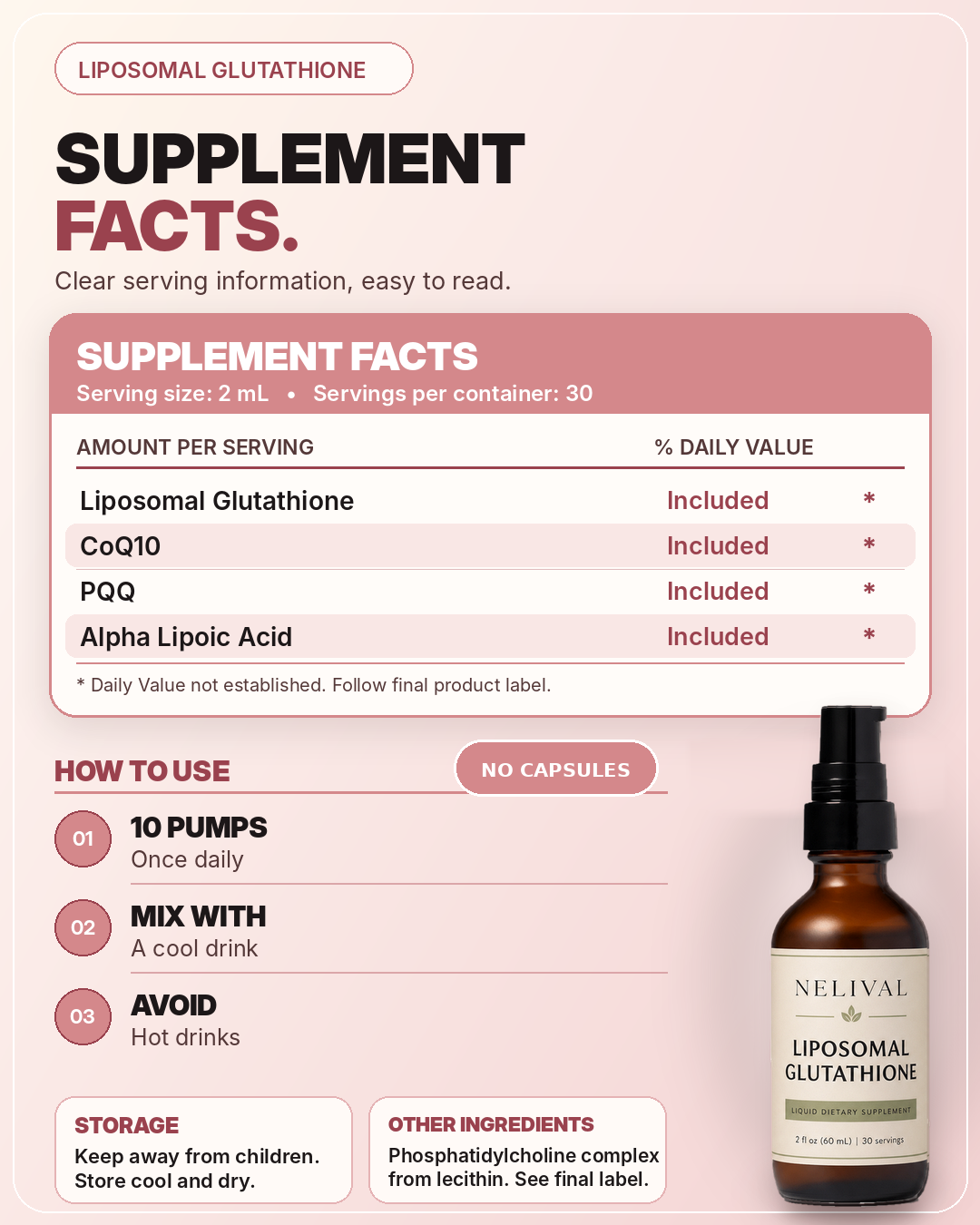 Nelival™ Instant Liposomal Glutathione Spray