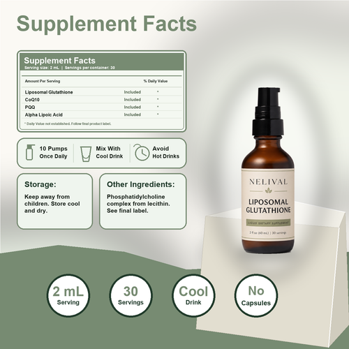 Nelival™ Instant Liposomal Glutathione Spray