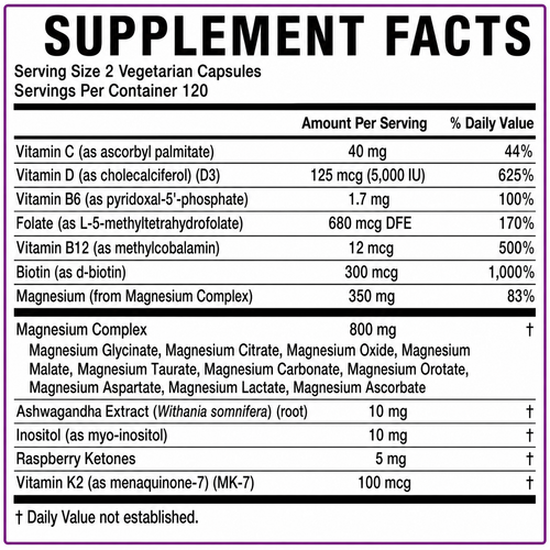 Nelival Magnesium Complex 20-in-1 for Women