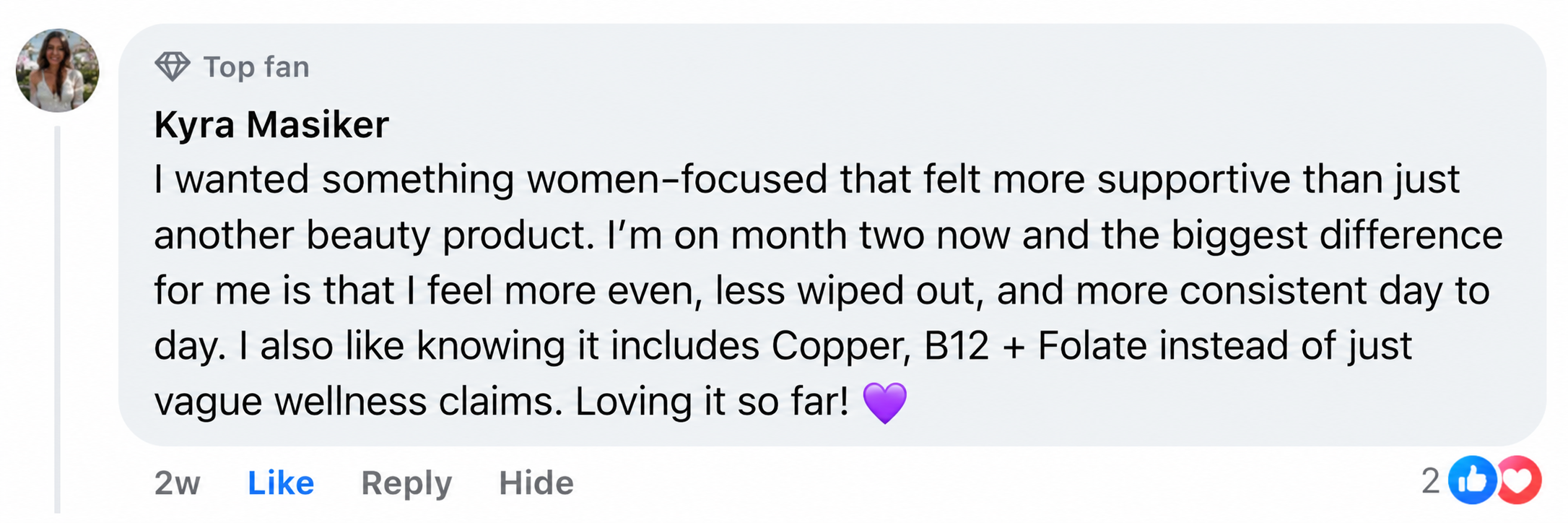 Kyra Masiker community review screenshot